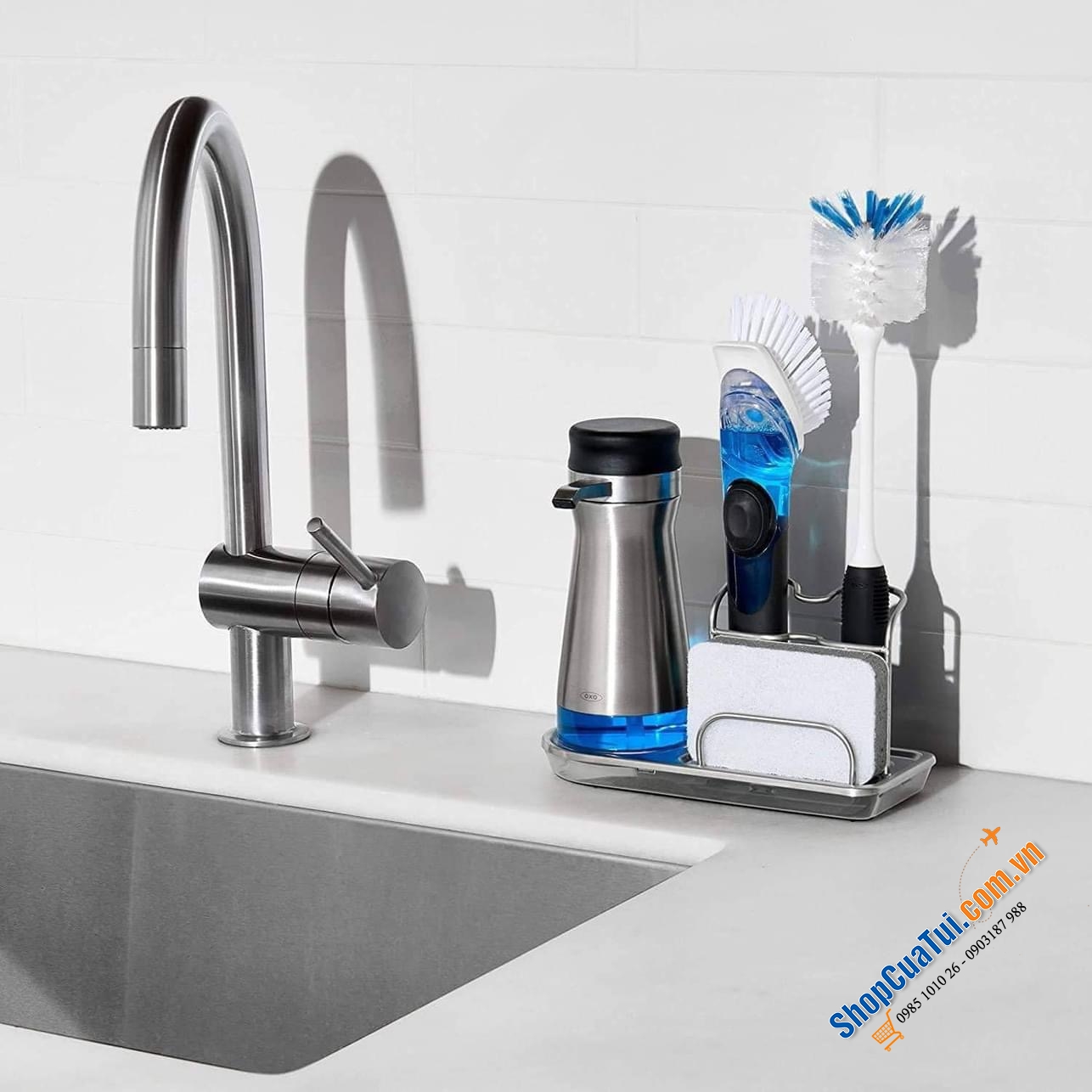 TRỌN BỘ DỤNG CỤ RỬA BÁT OXO.