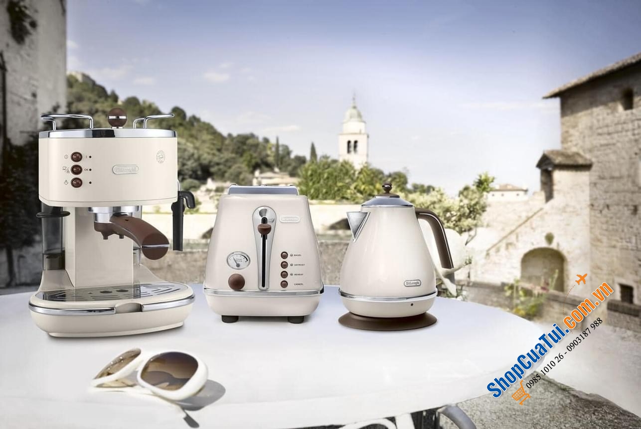 MÁY PHA CAFE DELONGHI ICONA ECO 311 CÓ VÒI TẠO BỌT SỮA.