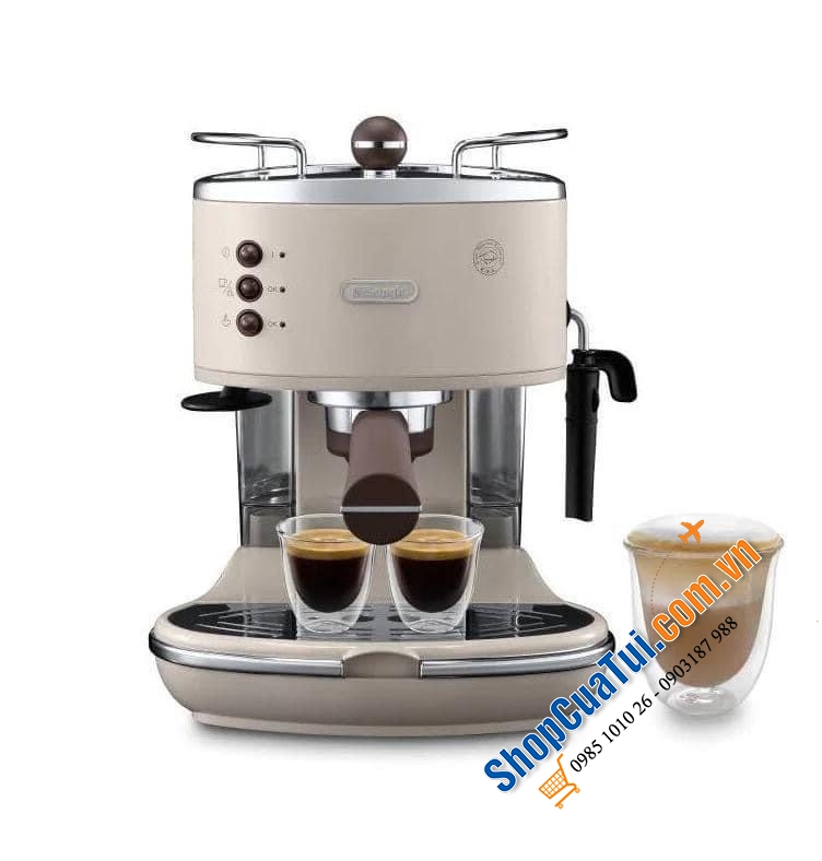 MÁY PHA CAFE DELONGHI ICONA ECO 311 CÓ VÒI TẠO BỌT SỮA.