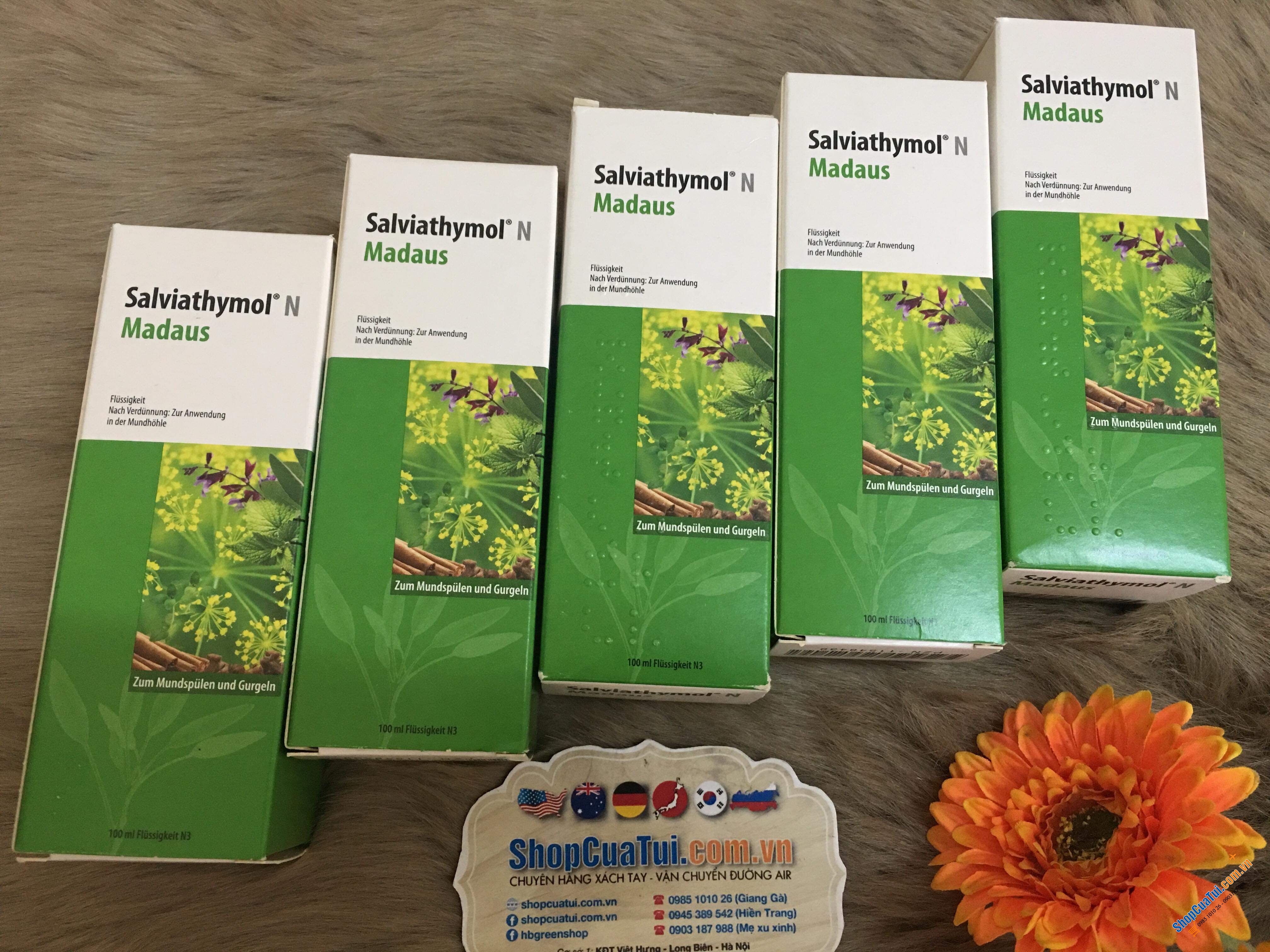 THUỐC SALVIATHYMOL N 100ML XÁCH TAY ĐỨC - xúc miệng RẤT HIỆU QUẢ trị ho, chữa viêm nướu, viêm nạc miệng (nhiệt miệng) và viêm họng (mẫu mới nhất)