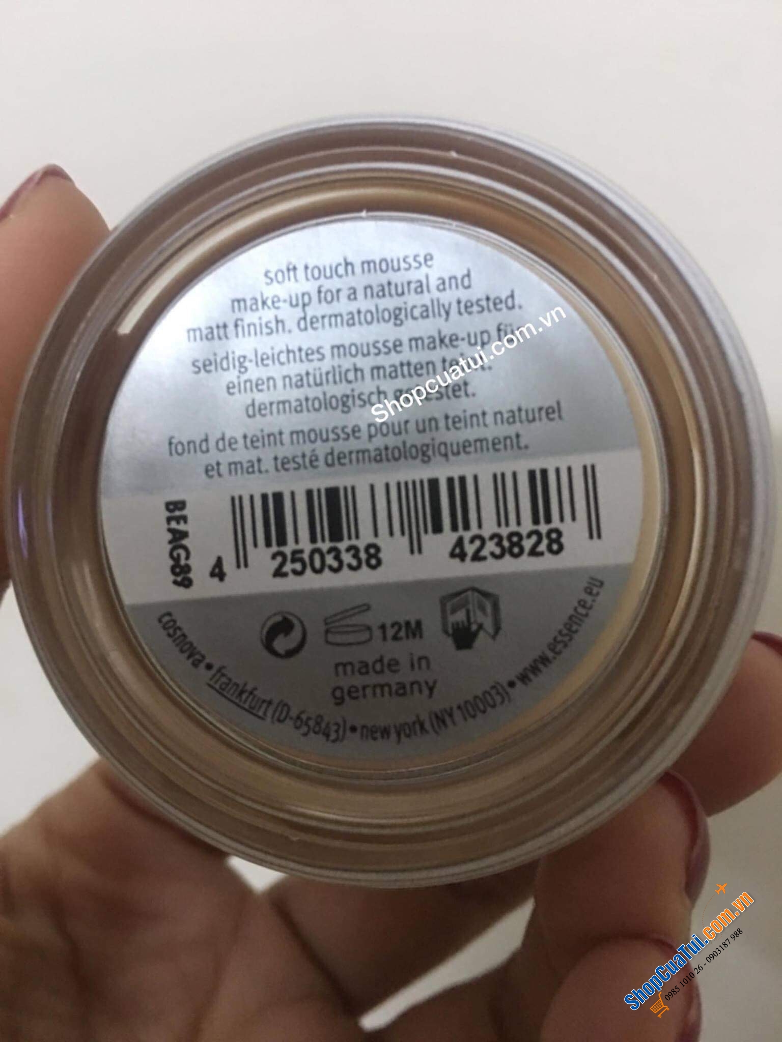Phấn tươi siêu che phủ khuyết điểm Mousse Essence – Đức