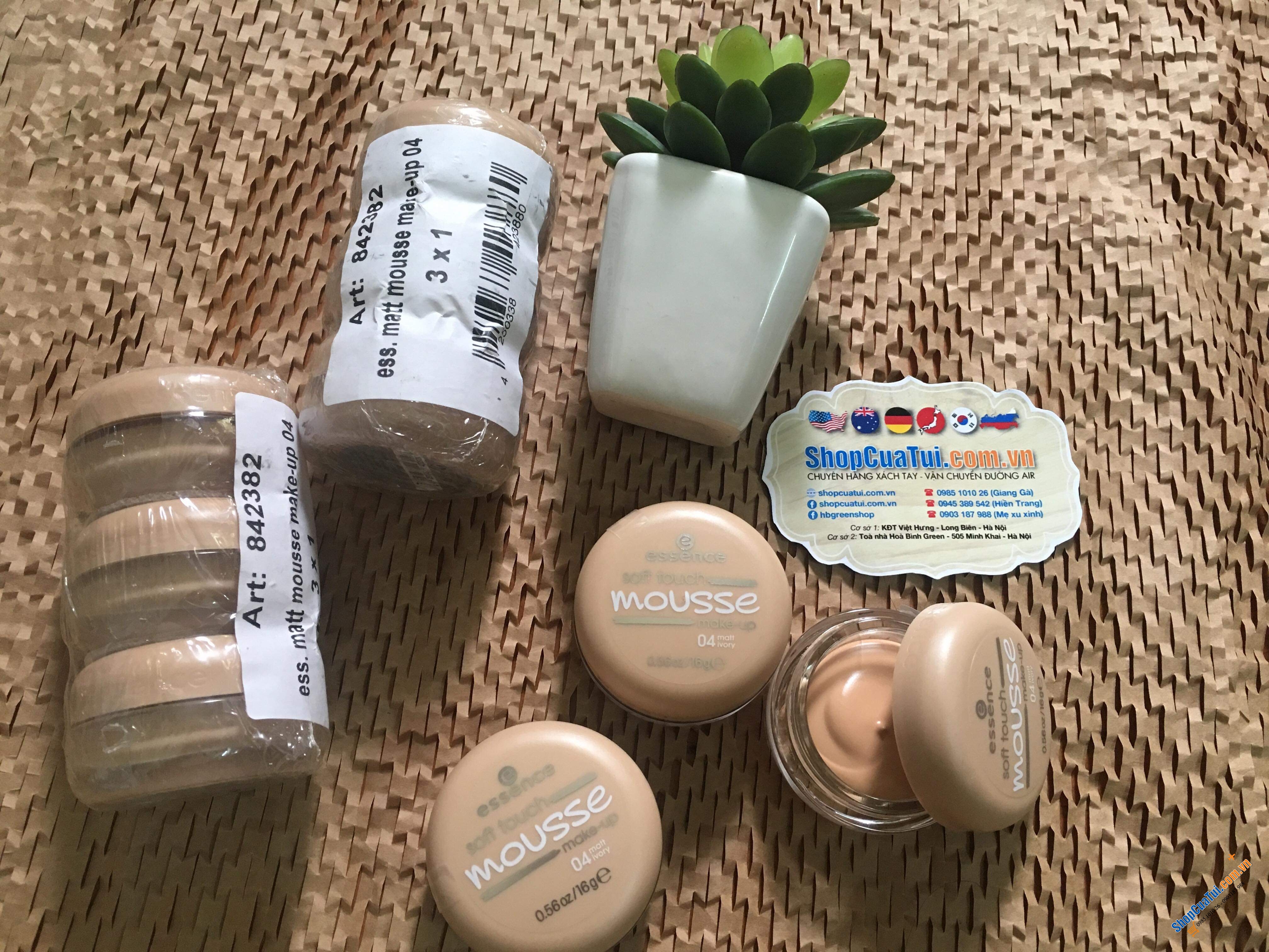 Phấn tươi siêu che phủ khuyết điểm Mousse Essence – Đức