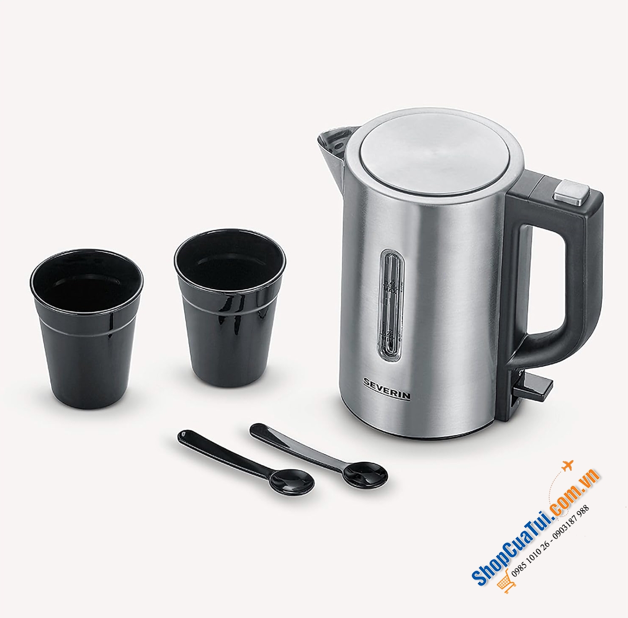 Ấm đun nước du lịch mini SEVERIN 500ml - Nhỏ gọn để mang theo khi di chuyển