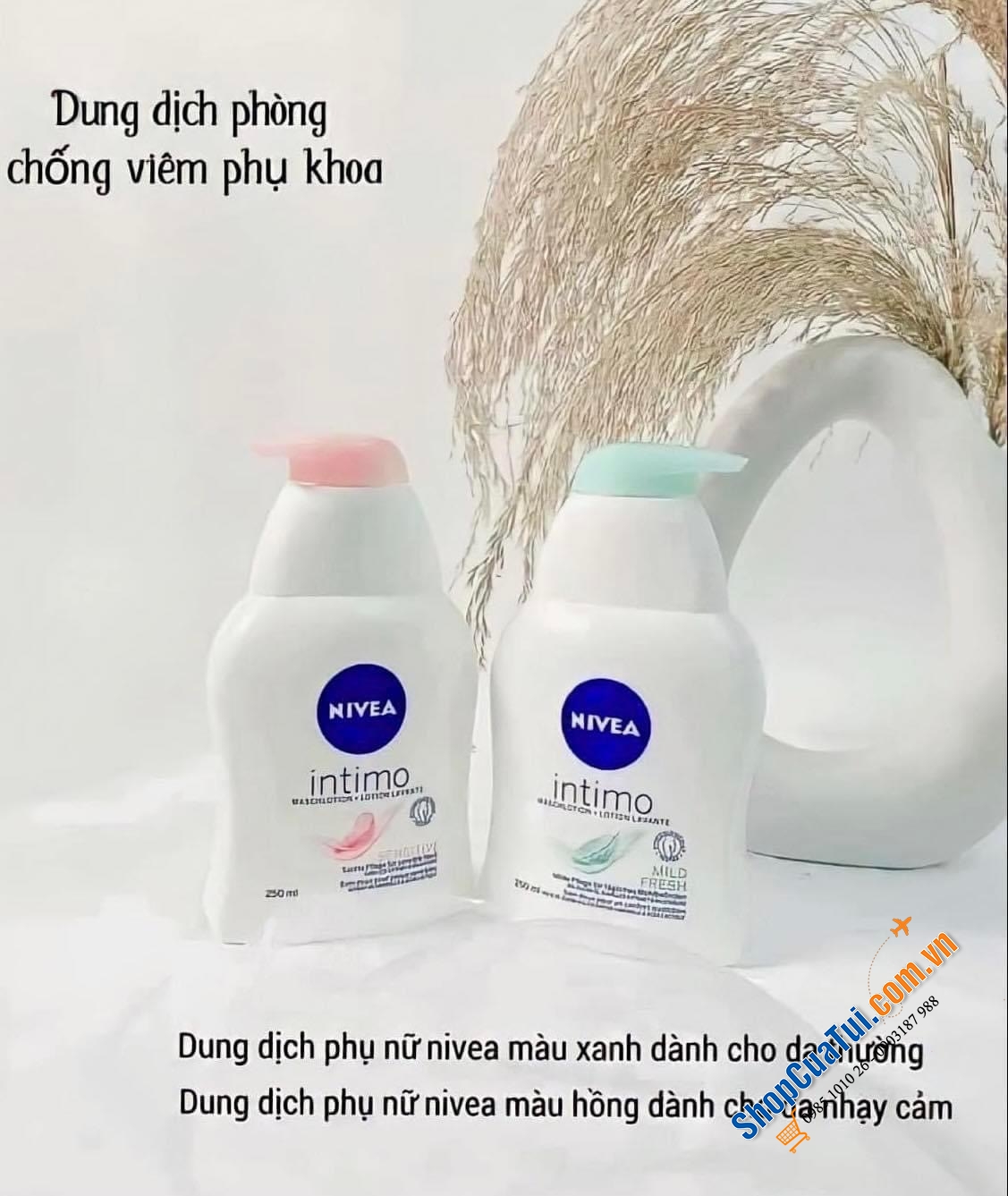 DUNG DỊCH VỆ SINH NIVEA INTIMO ĐỨC 250ml ĐƯỢC BÁC SĨ KHUYÊN DÙNG (xanh cho da thường, hồng cho da nhạy cảm)