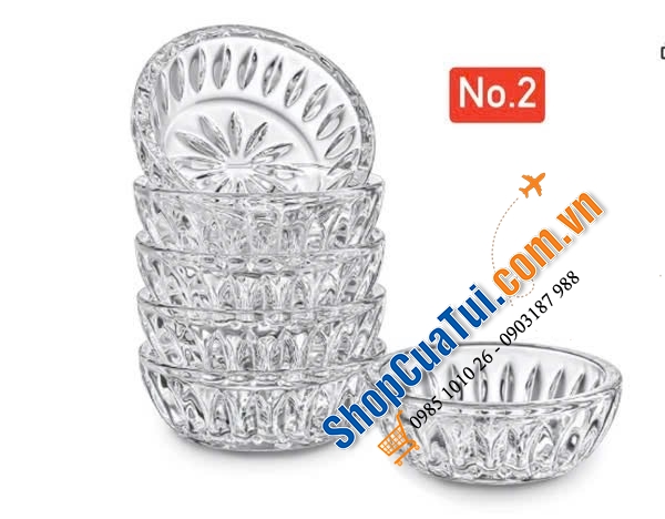 SET 6 BÁT GIA VỊ KANPURA HÌNH TIM.