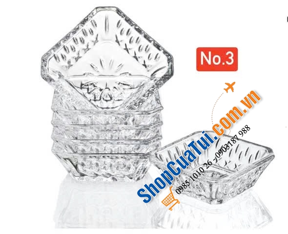 SET 6 BÁT GIA VỊ KANPURA HÌNH TIM.