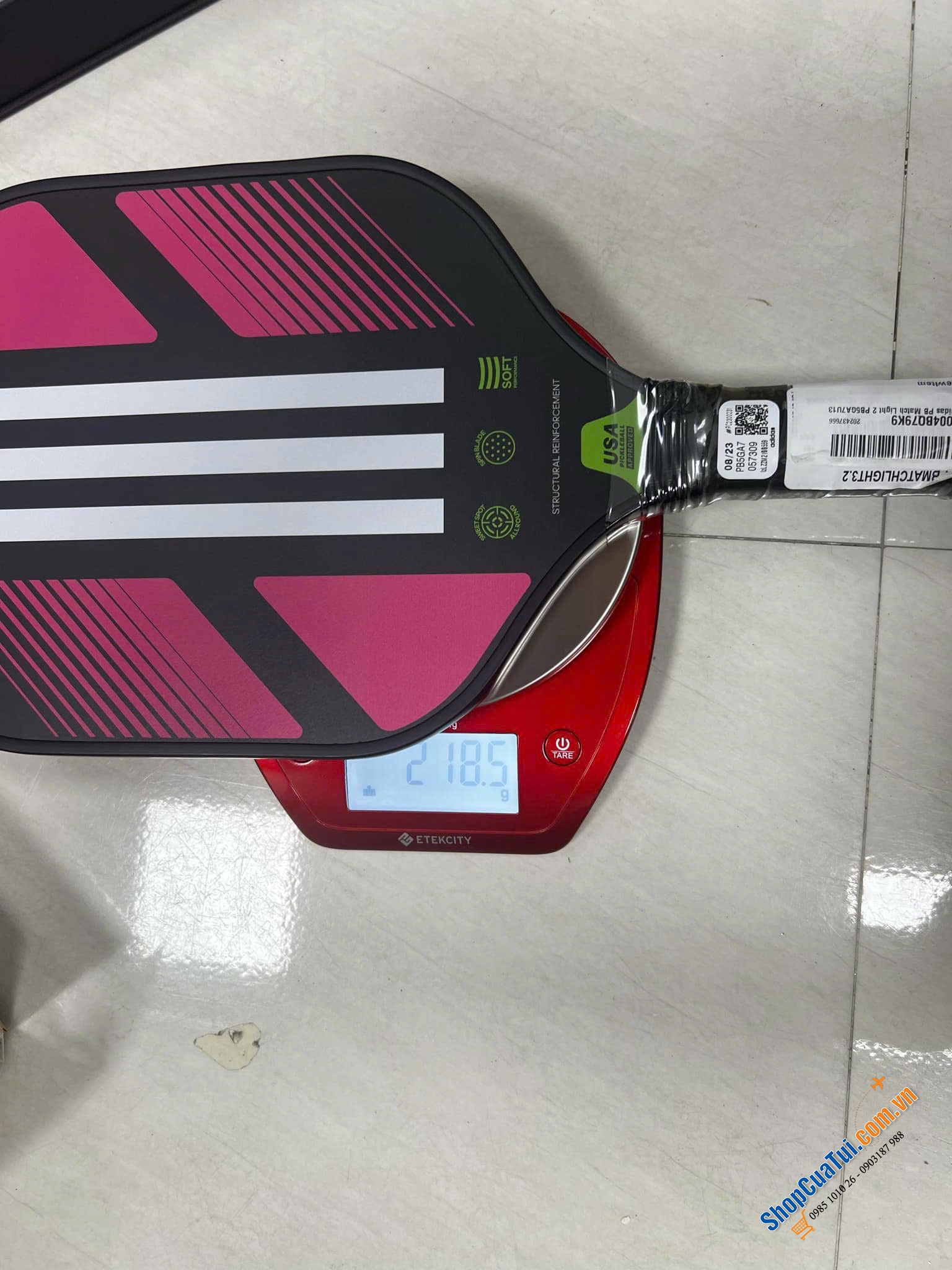 Vợt Pickleball Adidas Match Light 2 - hoàn hảo cho những người chơi pickleball đang tìm kiếm cách xử lý tốt nhất - Made in USA