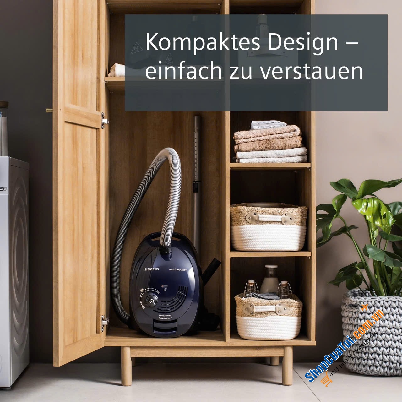 MÁY HÚT BỤI SIEMEN VS06B1110 - MADE IN GERMANY - 700W