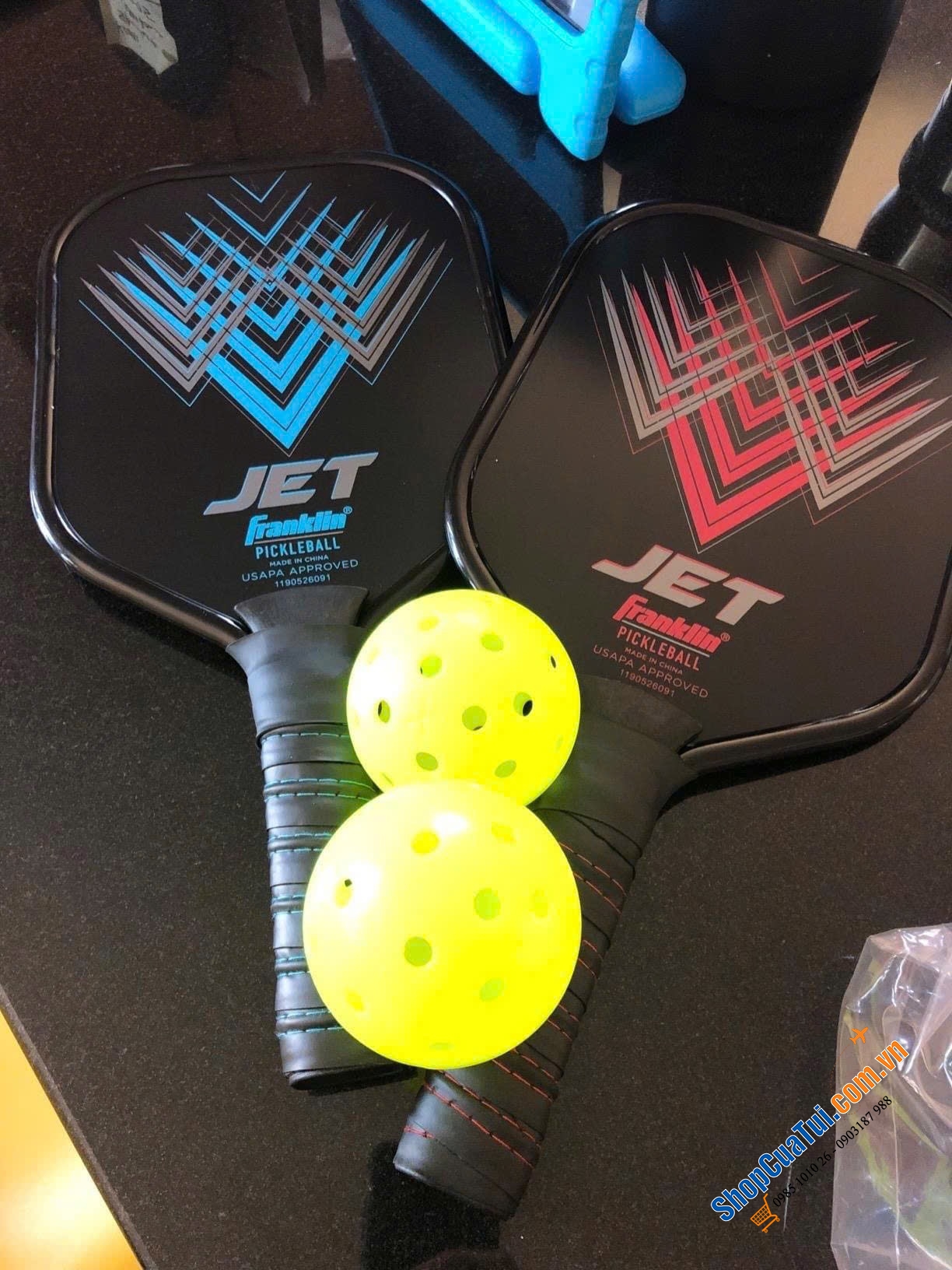 Vợt Pickleball Franklin Jet - đạt tiêu chuẩn dùng cho các giải đấu