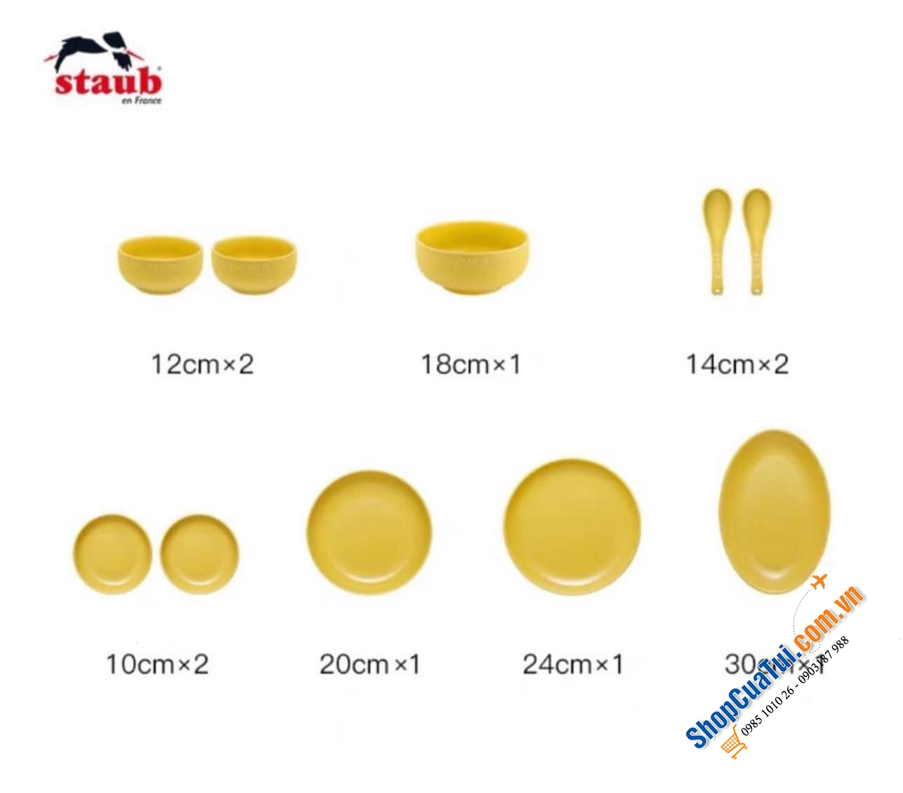 SET 10 MÓN STAUB SIÊU HOT.