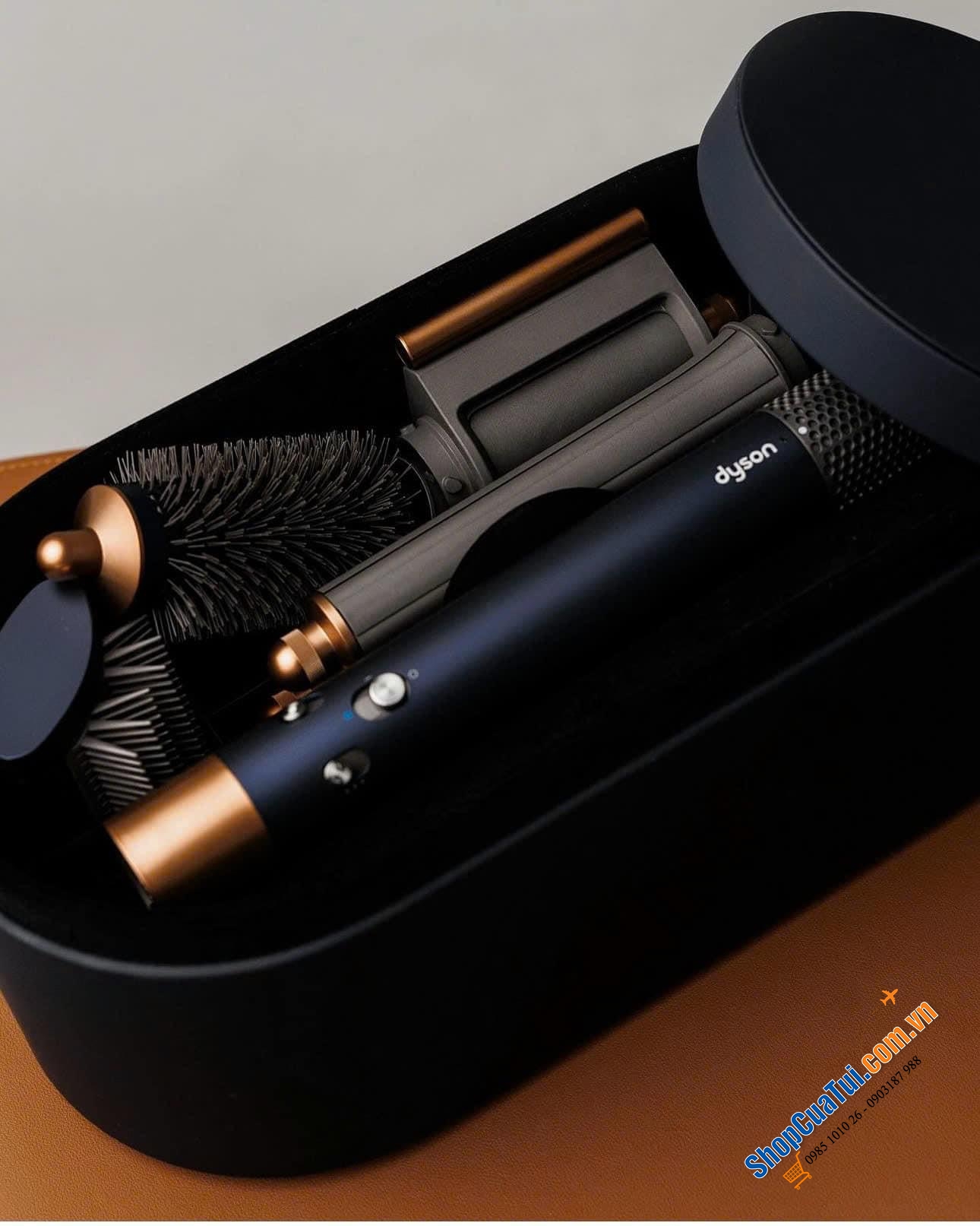 Máy sấy tóc tạo kiểu Dyson Airwrap Multi-Styler HS05 Complete Long, 3 Key Controls, 1300W, 2.68m dây dài - màu xanh mẫu mới 2024