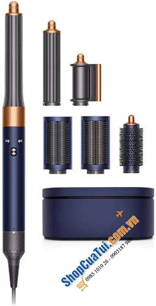 Máy sấy tóc tạo kiểu Dyson Airwrap Multi-Styler HS05 Complete Long, 3 Key Controls, 1300W, 2.68m dây dài - màu xanh mẫu mới 2024