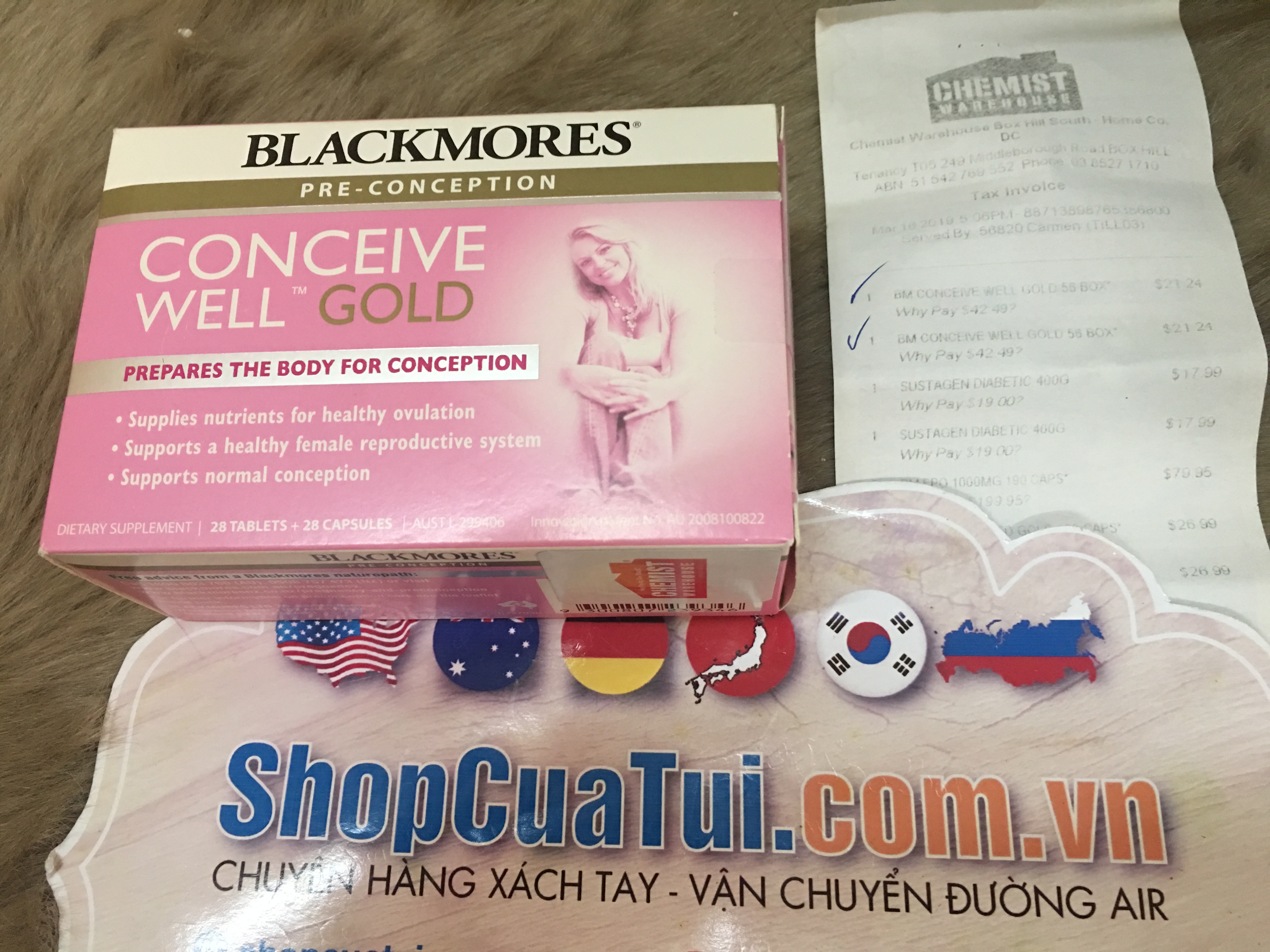 Thuốc tăng khả năng thụ thai của Blackmores (Blackmores Conceive Well Gold)