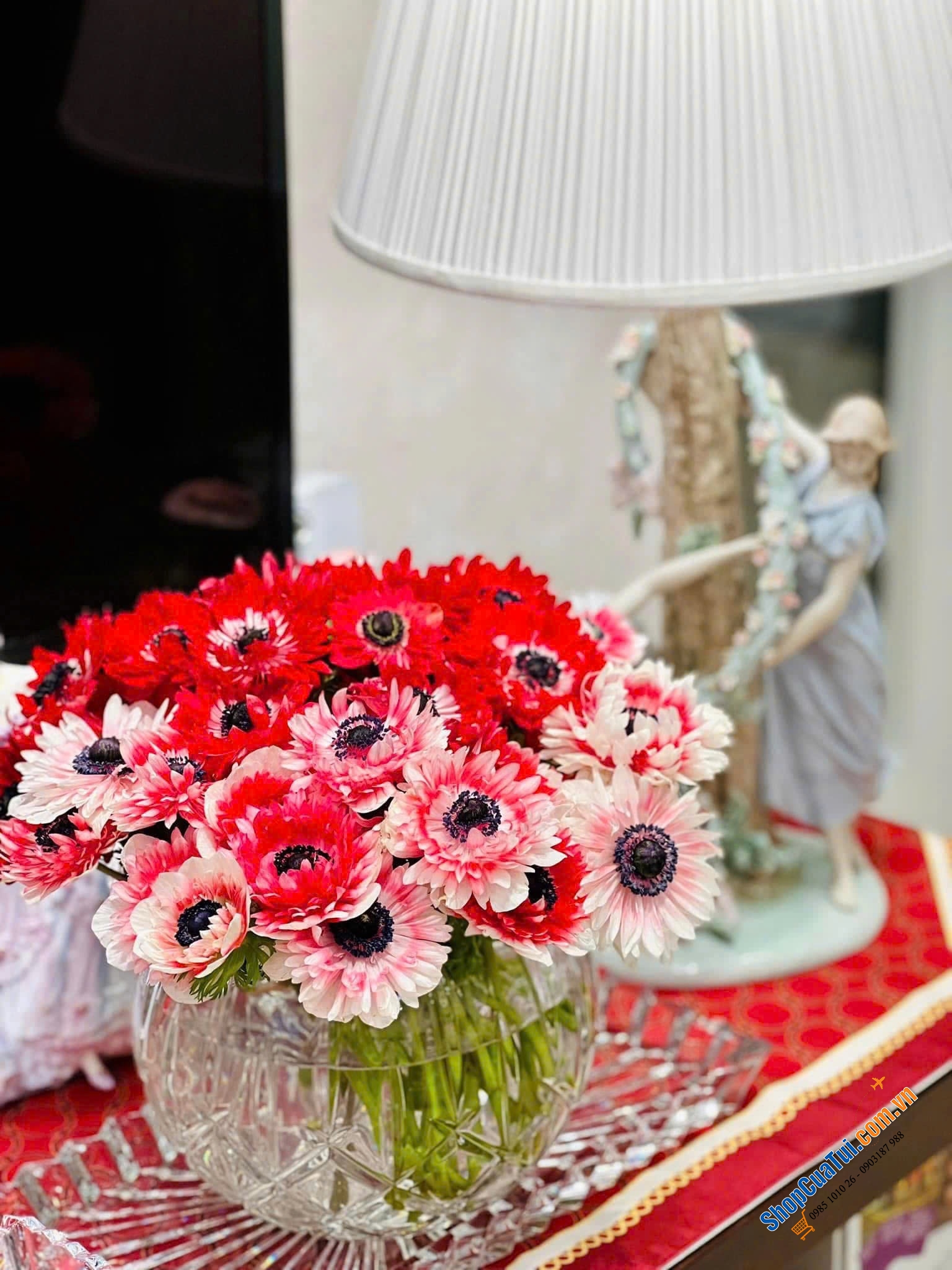 Lọ Hoa Bohemia cầu tròn 17,5 cm