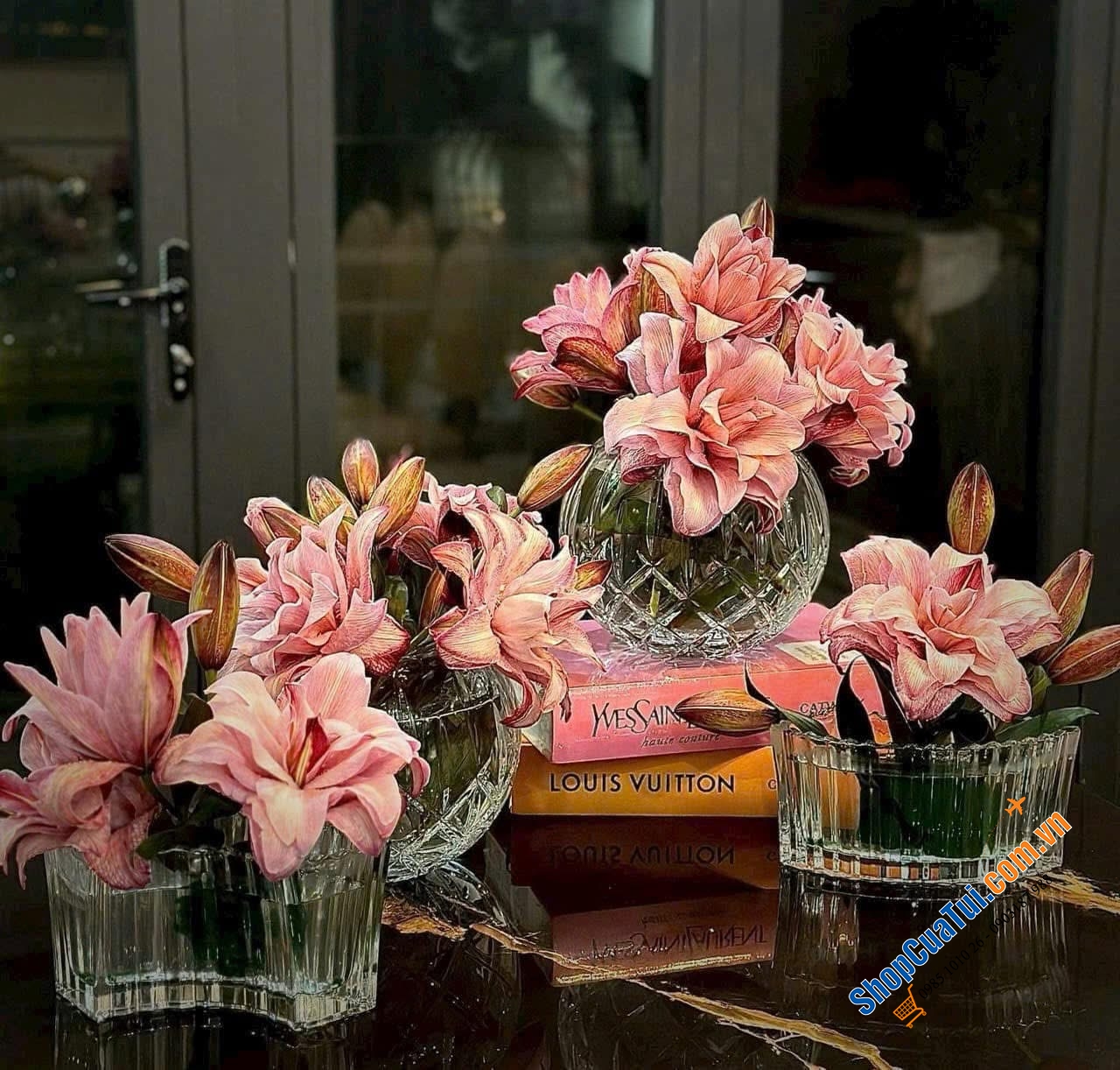 Lọ Hoa Bohemia cầu tròn 17,5 cm