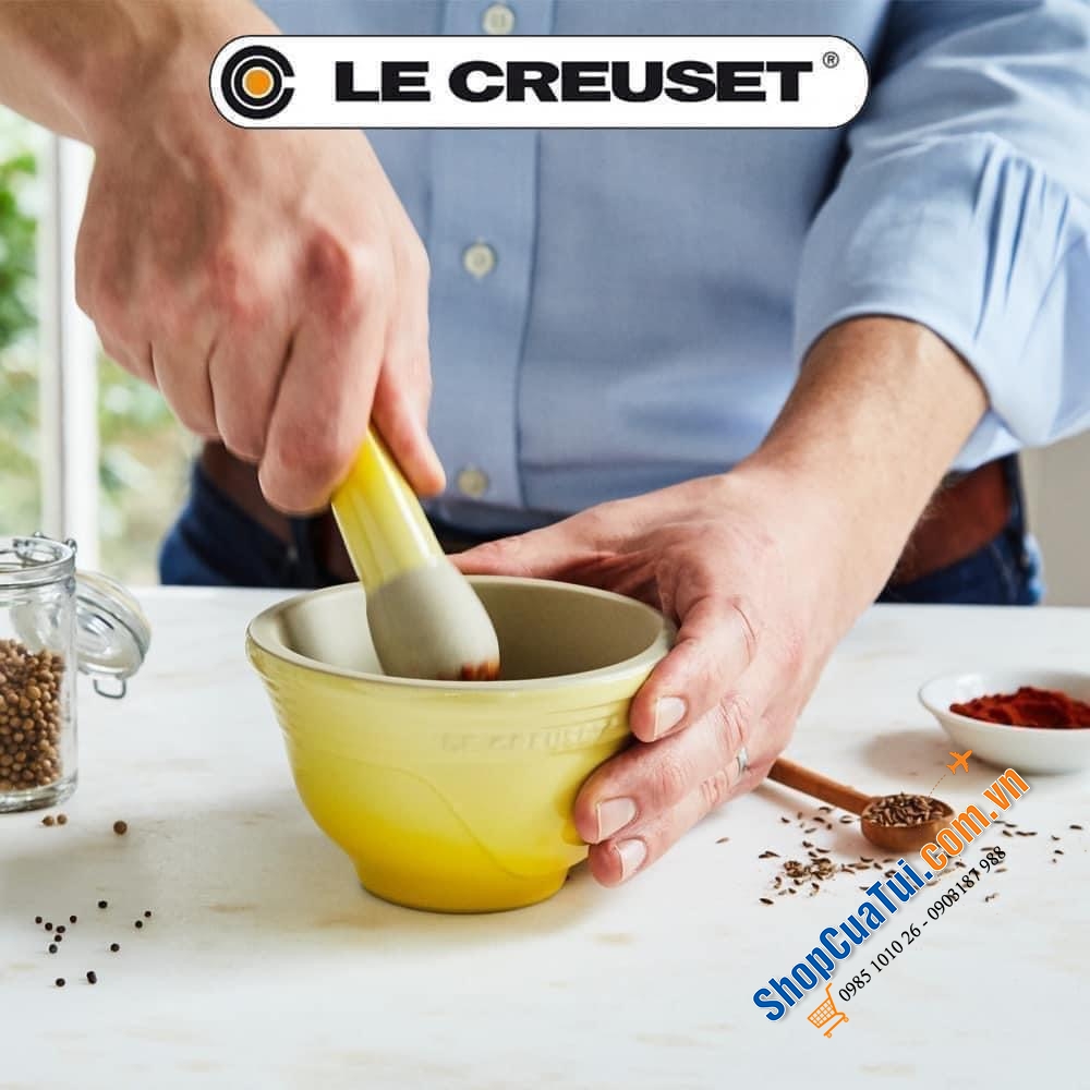 BỘ CHÀY CỐI GIÃ LECREUSET MORER MIT STOBER 11,5 CM.