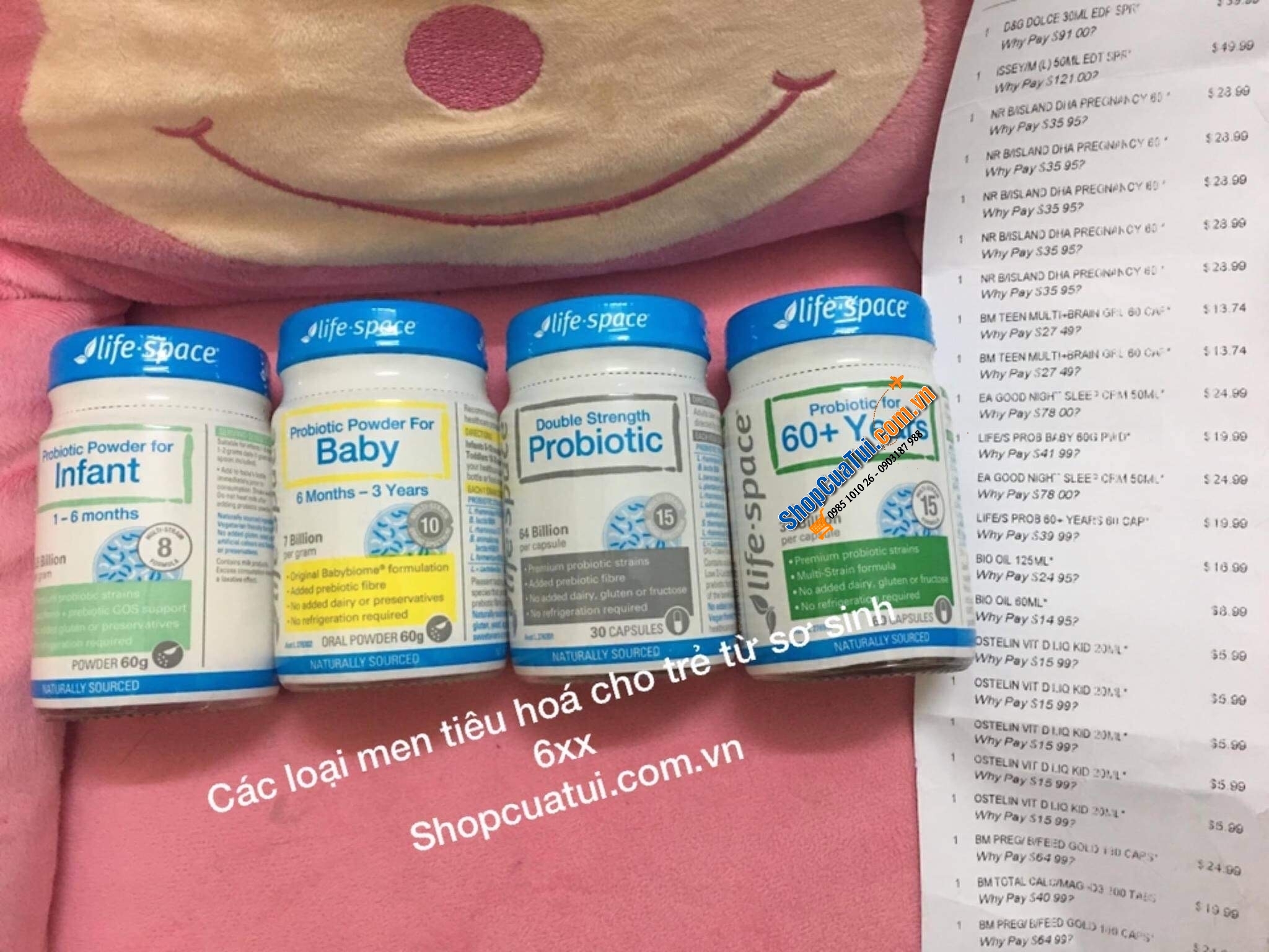 Men vi sinh Úc cho trẻ em - Life Space Probiotic Powder For Children 60g