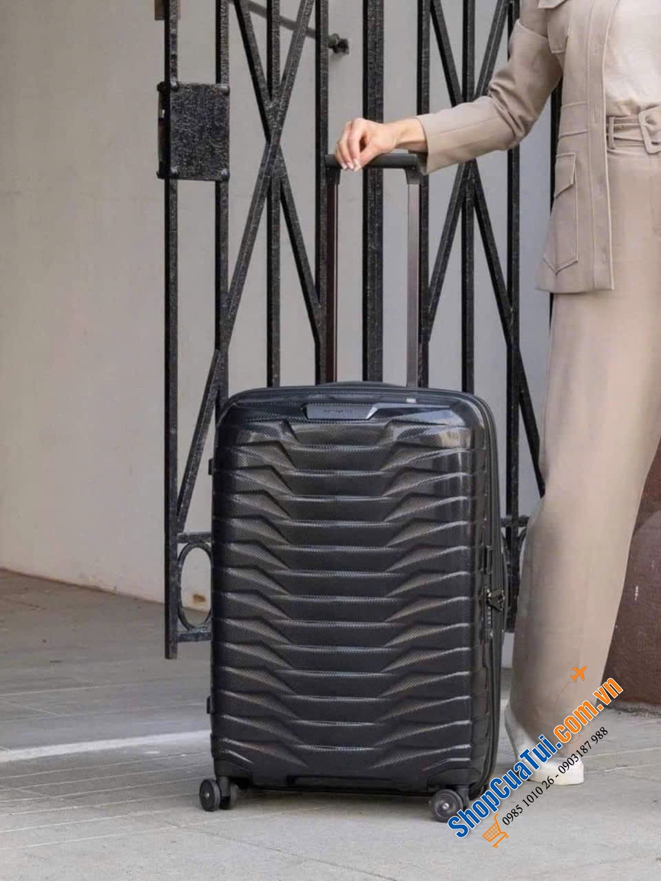 Valy siêu nhẹ, siêu bền SAMSONITE PROXIS - Made in EU size S Cabin