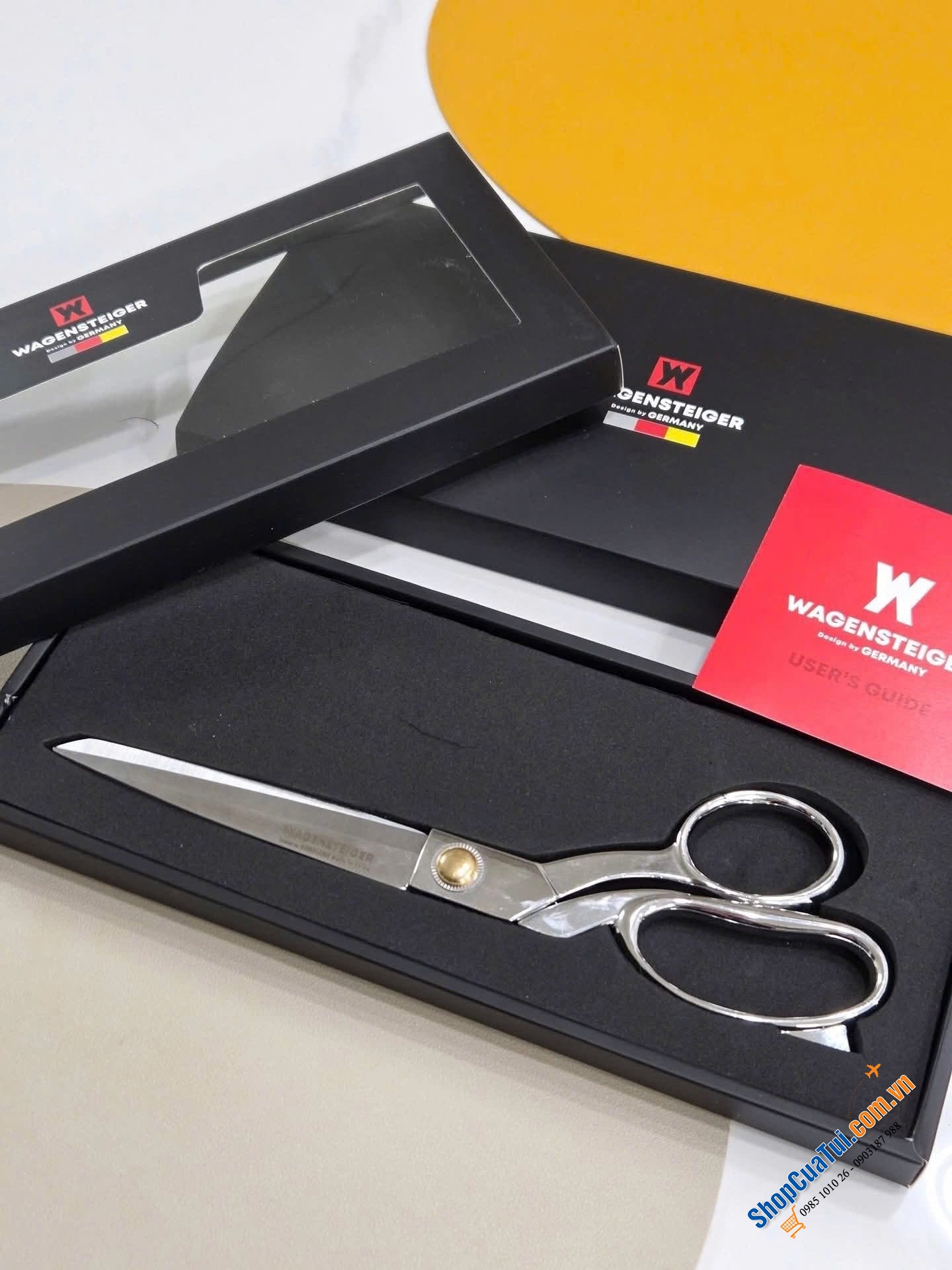 Kéo cắt gà Wagensteiger Stainless Steel - kéo nhà bếp cao cấp, sáng bóng