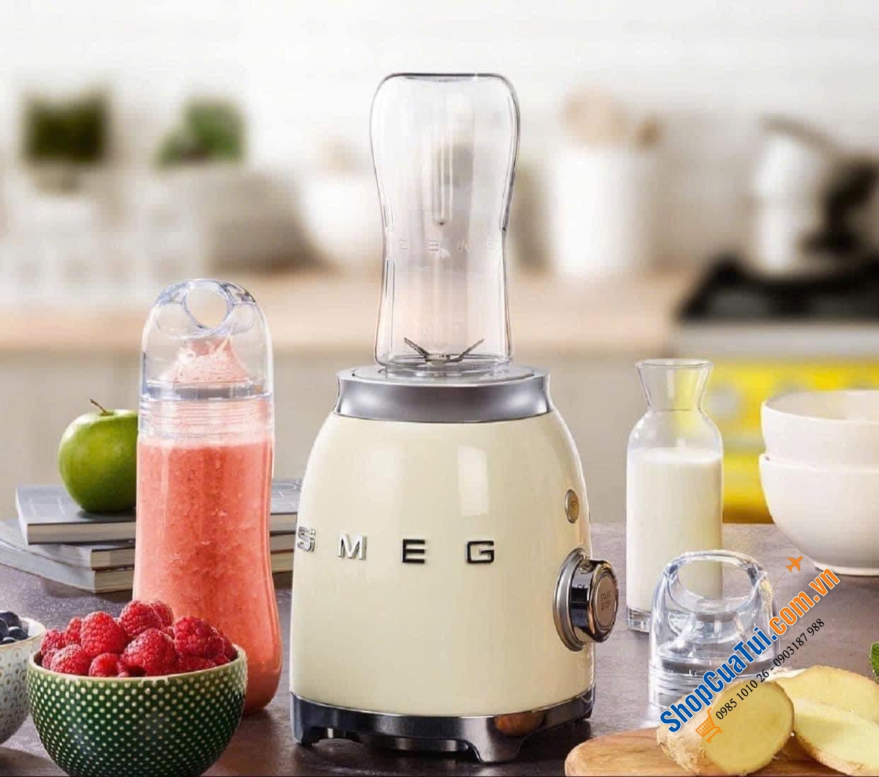 MÁY XAY SINH TỐ MINI SMEG PBF01.