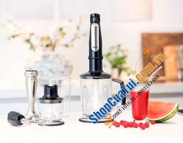 BỘ MÁY XAY CẦM TAY BRAUN MULTIQUICK 7 MQ 7045X - Made in Rumania.