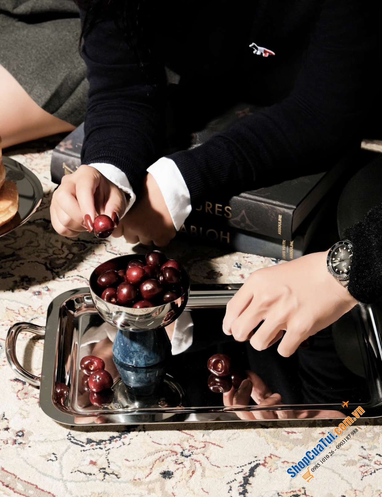 KHAY CHỮ NHẬT, KHAY TRÒN INOX TRÁNG GƯƠNG SAMBONET.