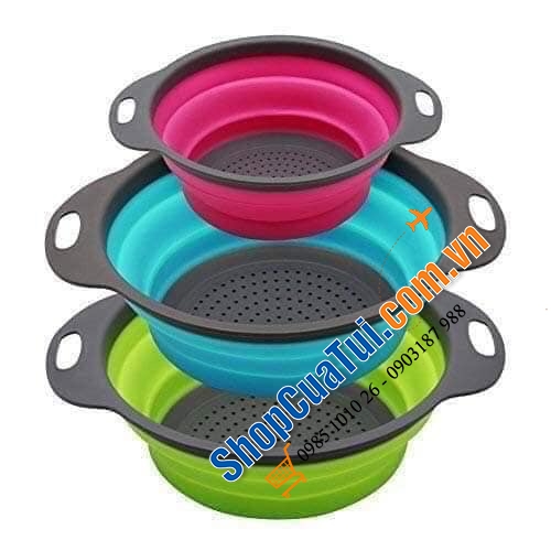 SET 3 RỔ SILICON THÔNG MINH PHILWIN