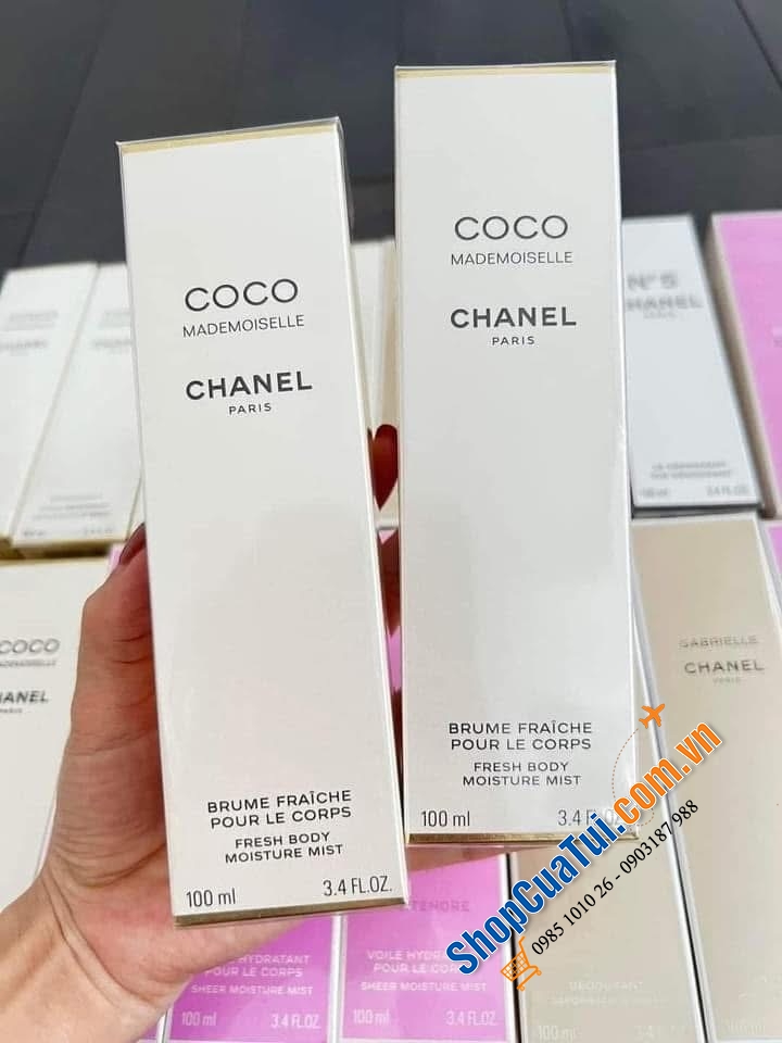 XỊT THƠM CƠ THỂ  BODY CHANEL COCO MADEMOISELLE BRUME FRAICHE 100ml.