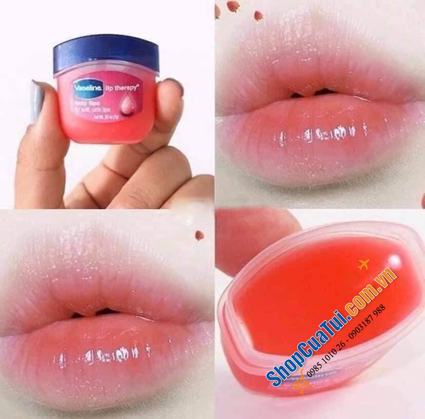 DƯỠNG MÔI VASELINE HUYỀN THOẠI 7 gram  - kem nẻ bản Châu Âu nha!