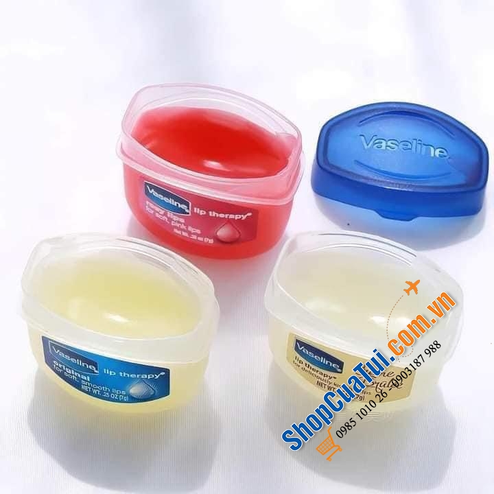 DƯỠNG MÔI VASELINE HUYỀN THOẠI 7 gram  - kem nẻ bản Châu Âu nha!