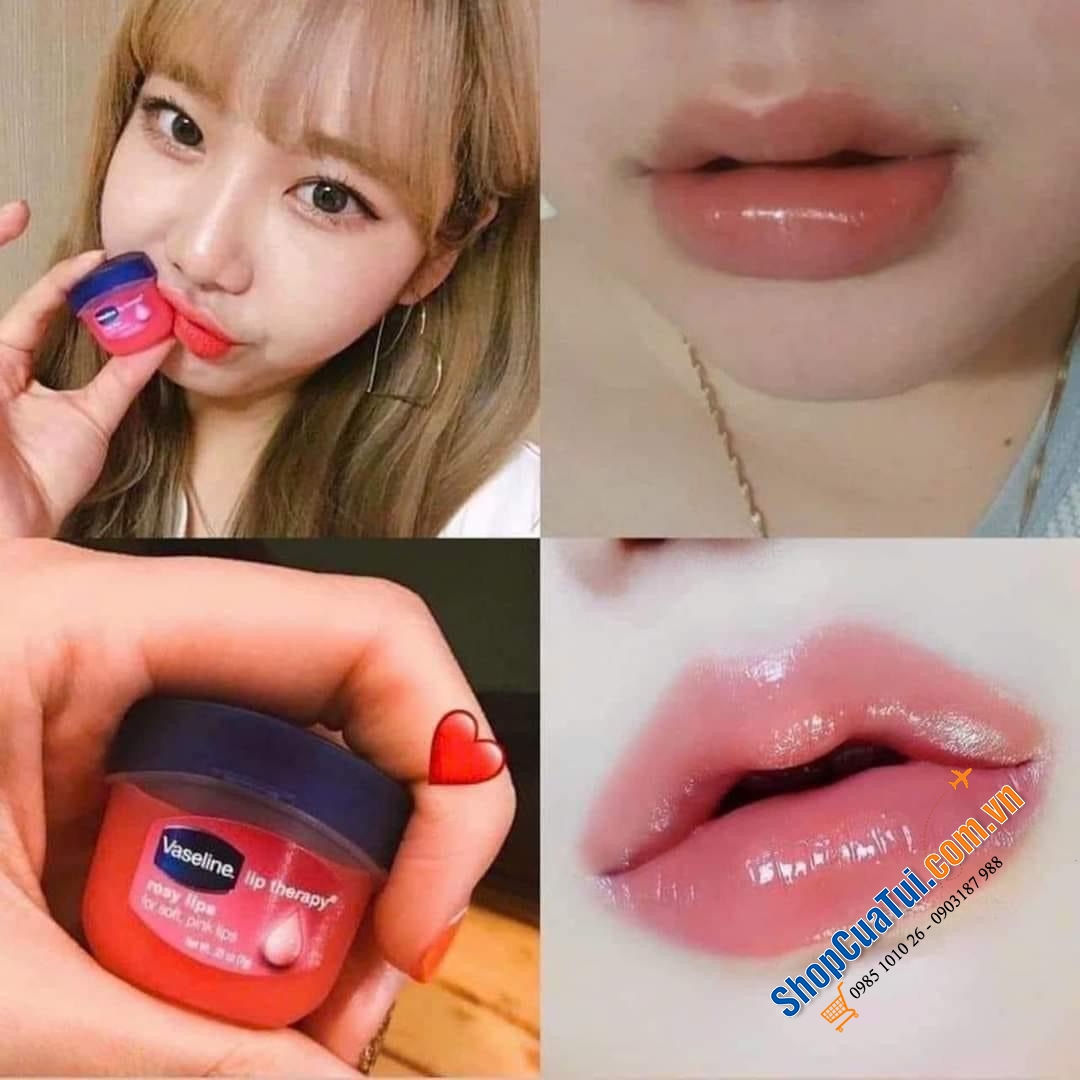 DƯỠNG MÔI VASELINE HUYỀN THOẠI 7 gram  - kem nẻ bản Châu Âu nha!