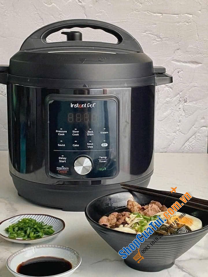 Nồi áp suất đa năng Instant Pot Essential 9in1 5,7L (model 2023) với 9 chương trình nấu chuyên biệt cho gia đình 4-6 người