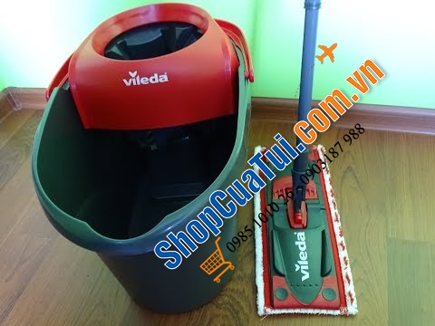 Bộ Lau Nhà Vileda UltraMat Turbo – Giải Pháp Hoàn Hảo Cho Mọi Sàn Nhà!