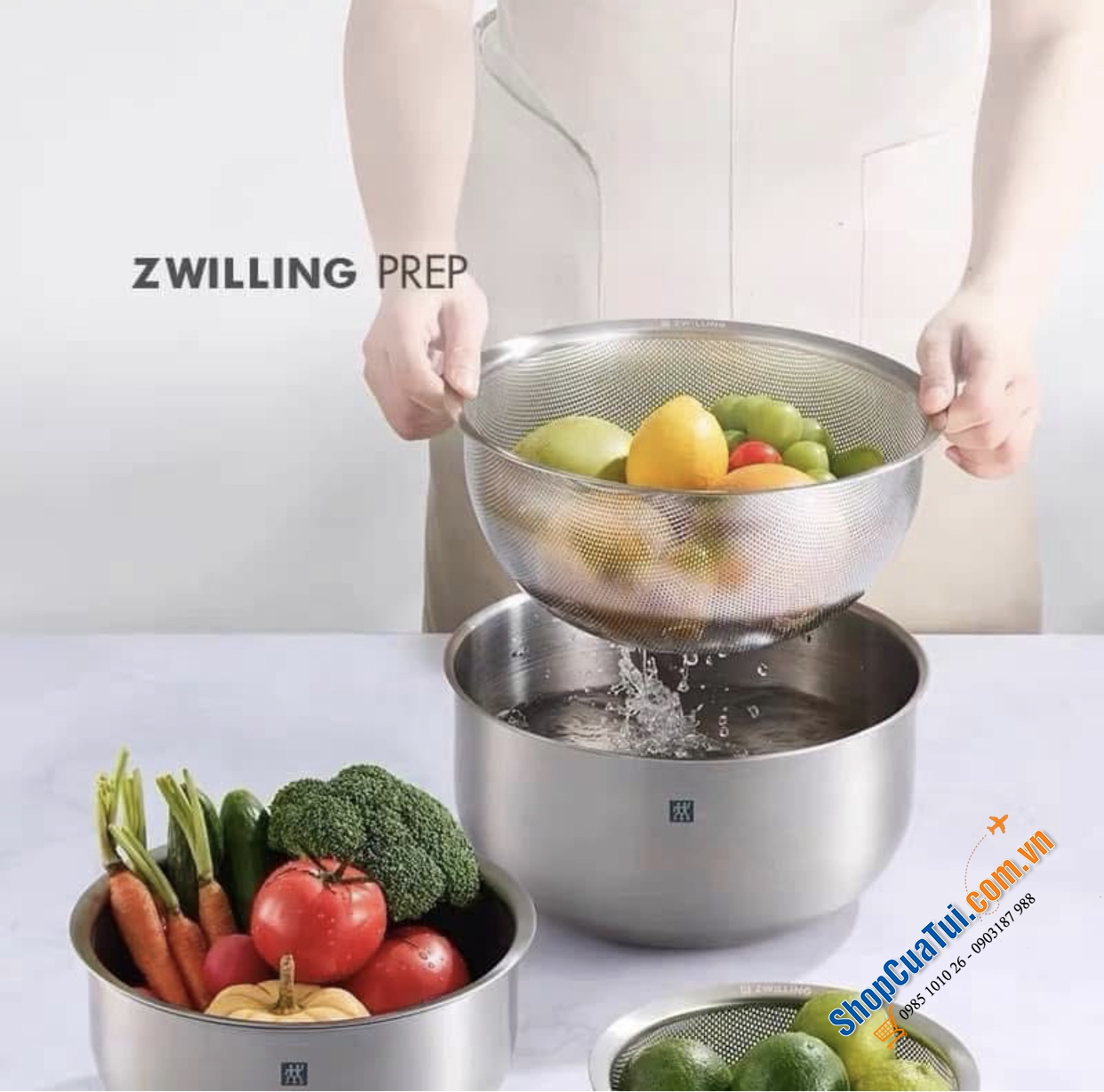 Set 3 rổ Zwilling - mẫu mới 2024.