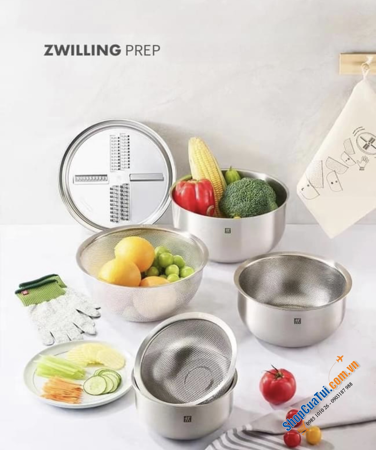 Set 3 rổ Zwilling - mẫu mới 2024.