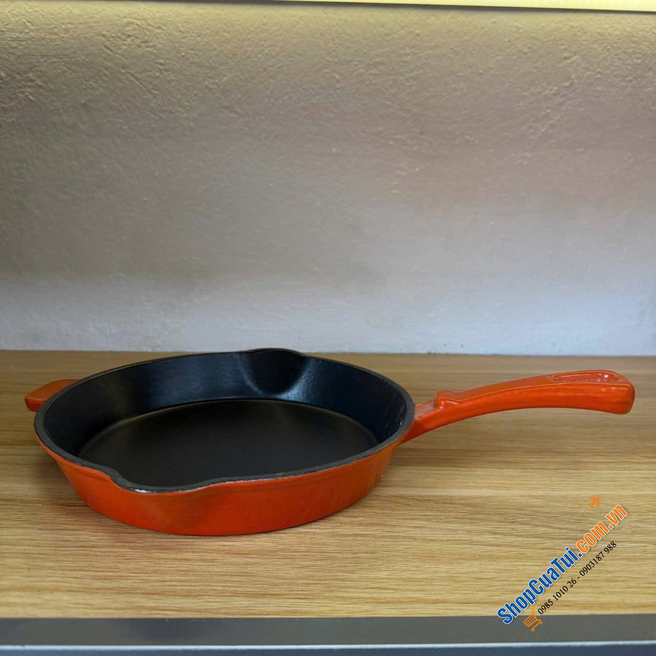 CHẢO GANG ĐÚC ERNESTO Dáng tròn & Dáng Vuông size 24cm.