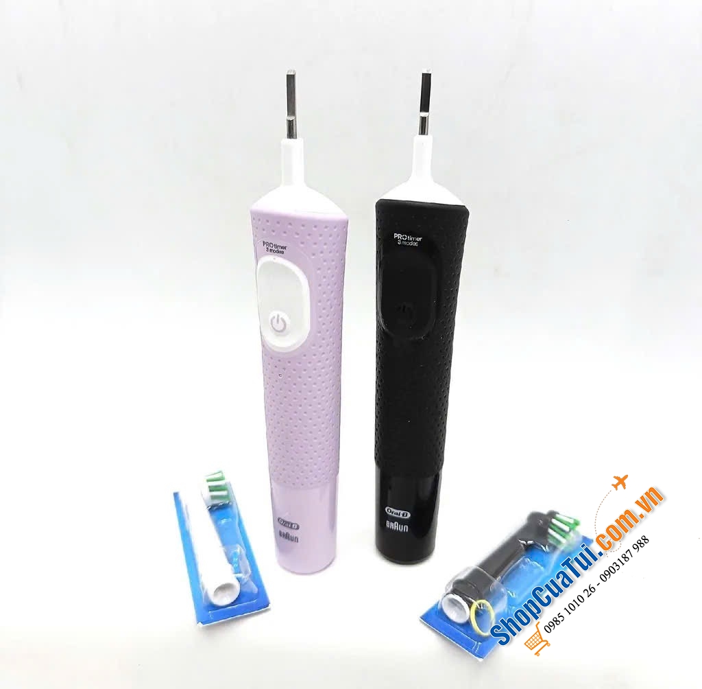 Set bàn chài điện 1 đầu cắm 2 bàn chải  Oral-B Vitality Pro  - Lựa chọn cho việc làm sạch răng miệng tốt hơn và nhẹ nhàng hơn