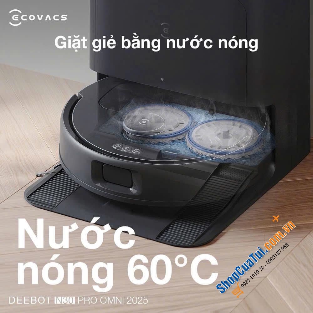 Ecovacs Deebot N30 Pro Omni 2025 - Chọn thông minh, sống tiện nghi.