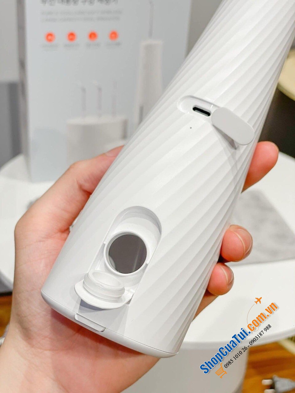 MÁY TĂM NƯỚC MOOAS MWF-P11 với 4 chế độ làm sạch, made in Korea - Giải pháp chăm sóc răng miệng toàn diện!