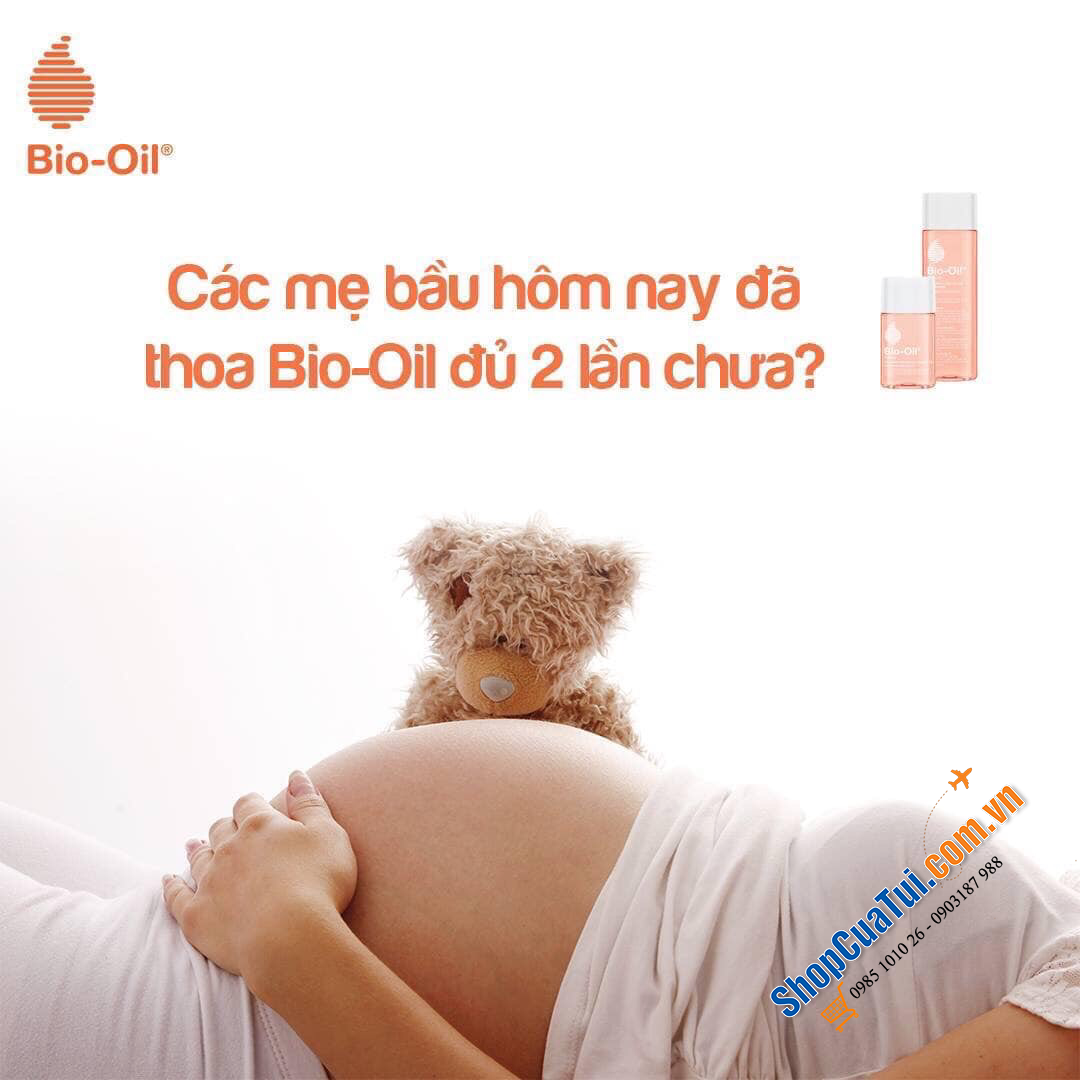 TINH DẦU BIO OIL - dùng khi bầu,  LÀM MỜ SẸO, THÂM NÁM, VẾT RẠN DA CHO PHỤ NỮ TRƯỚC VÀ SAU SINH