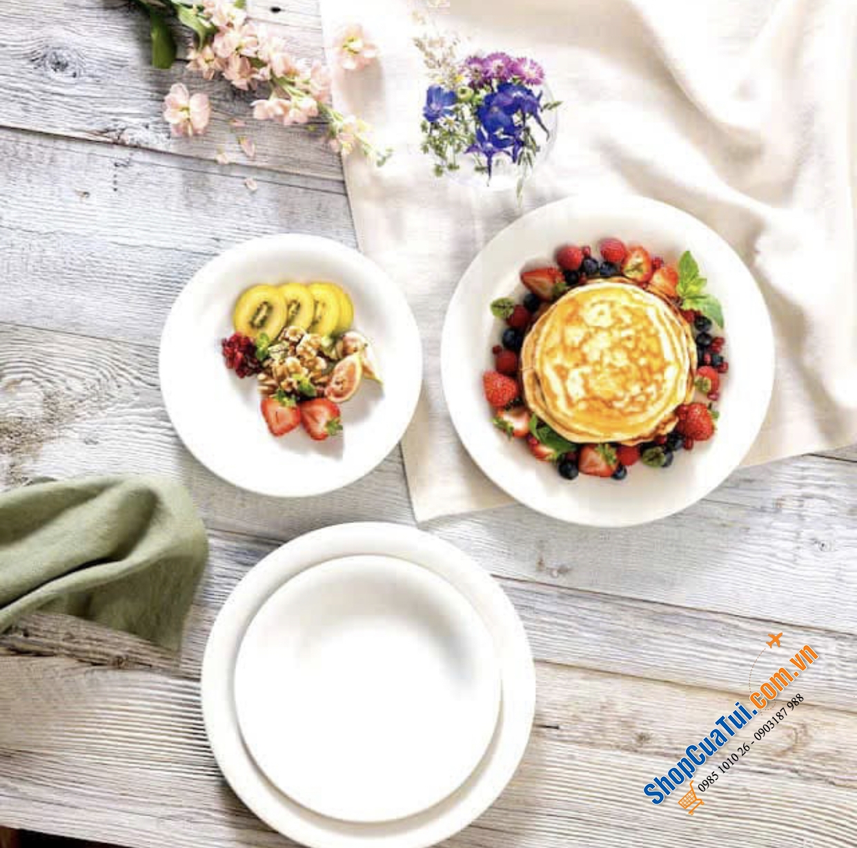 SET BÁT ĐĨA VILLEROY & BOCH 18 MÓN - Bộ bát đĩa Essential White Dinner Set của Vivo mang đến sự chuẩn bị hoàn hảo cho mọi dịp