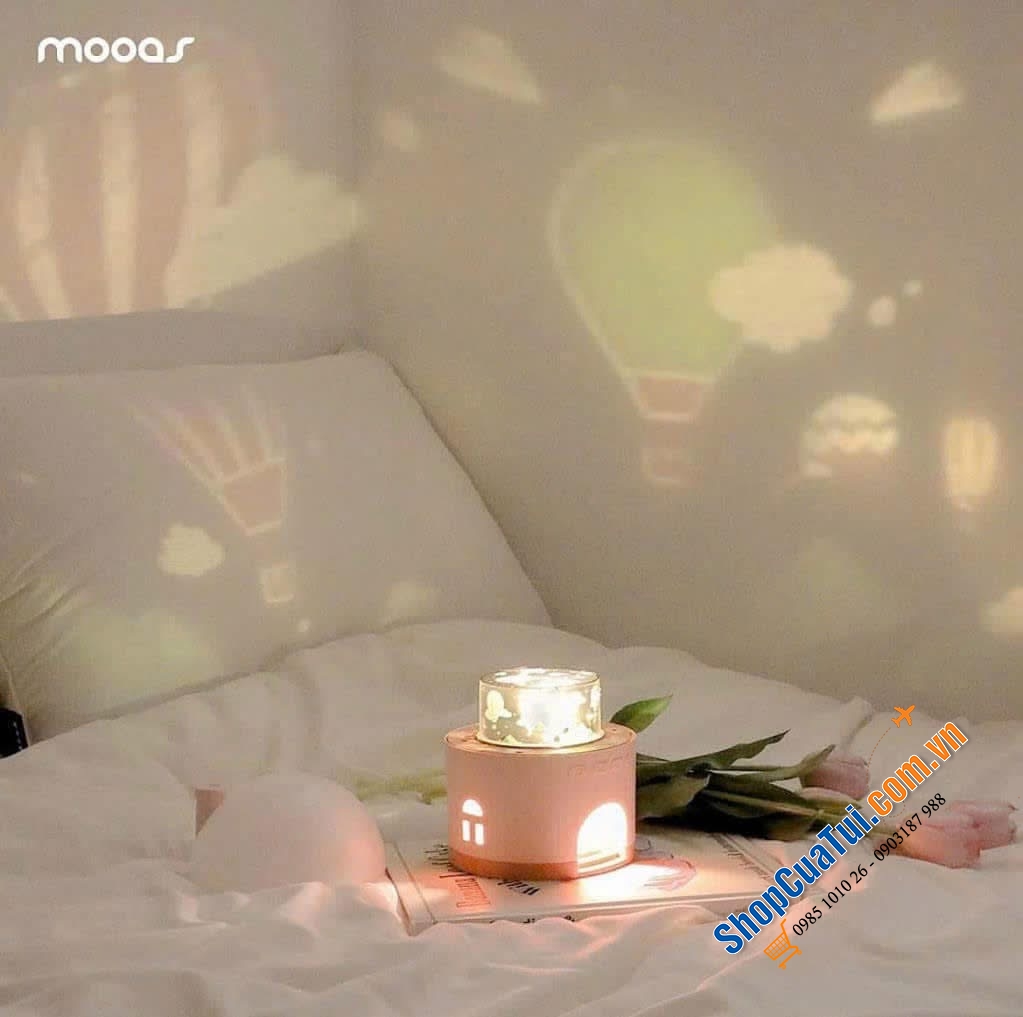 Đèn ngủ Mooas Melody Twinkle - Tích hợp âm nhạc nhẹ nhàng, giúp thư giãn tinh thần