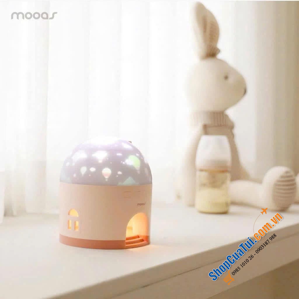 Đèn ngủ Mooas Melody Twinkle - Tích hợp âm nhạc nhẹ nhàng, giúp thư giãn tinh thần