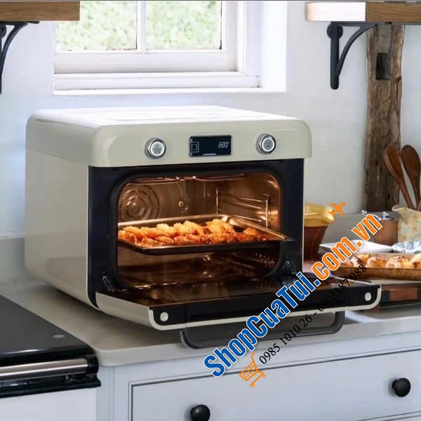 Lò nướng kèm hấp 10in1 của SMEG COF01.