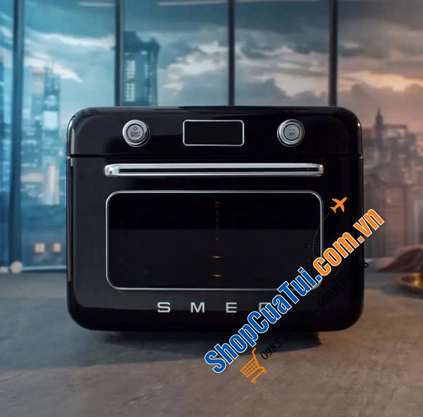 Lò nướng kèm hấp 10in1 của SMEG COF01.