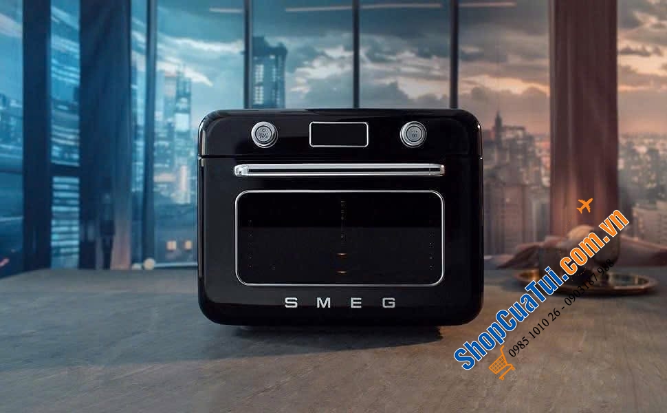 Lò nướng kèm hấp 10in1 của SMEG COF01.