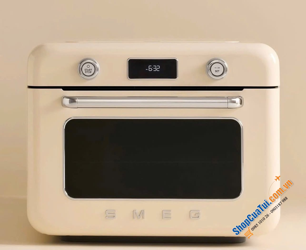 Lò nướng kèm hấp 10in1 của SMEG COF01.