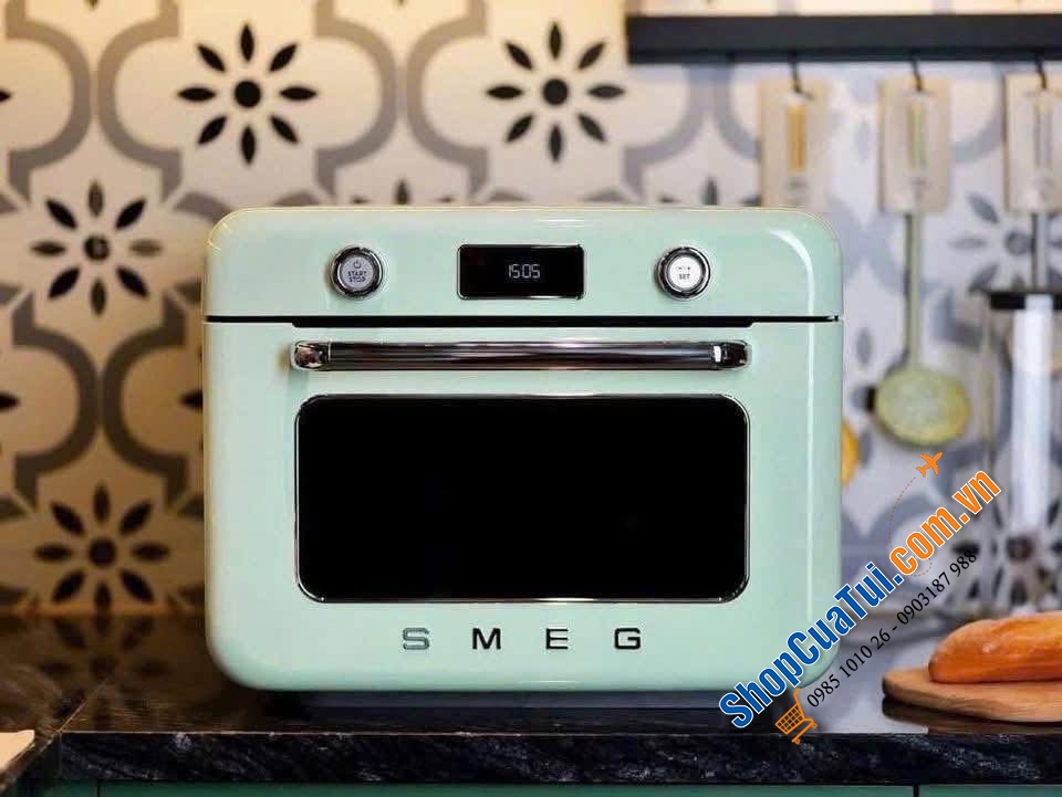 Lò nướng kèm hấp 10in1 của SMEG COF01.