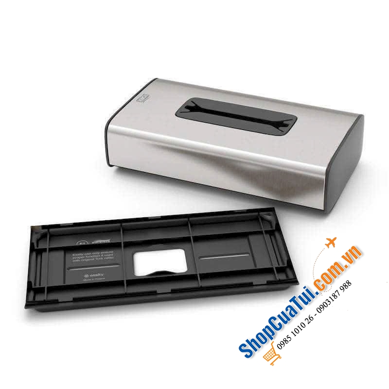 Hộp đựng khăn giấy Tork - Made in Poland - hộp đựng giấy ăn bằng thép không gỉ chống vân tay