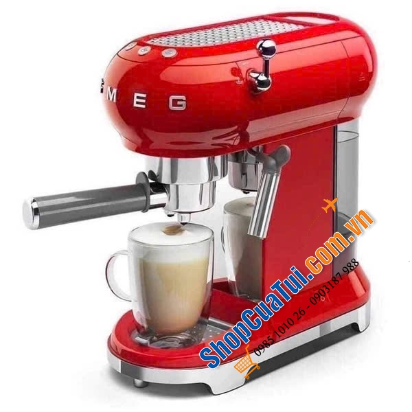 Máy pha cafe Espresso SMEG ECF01RDEU (màu đỏ).